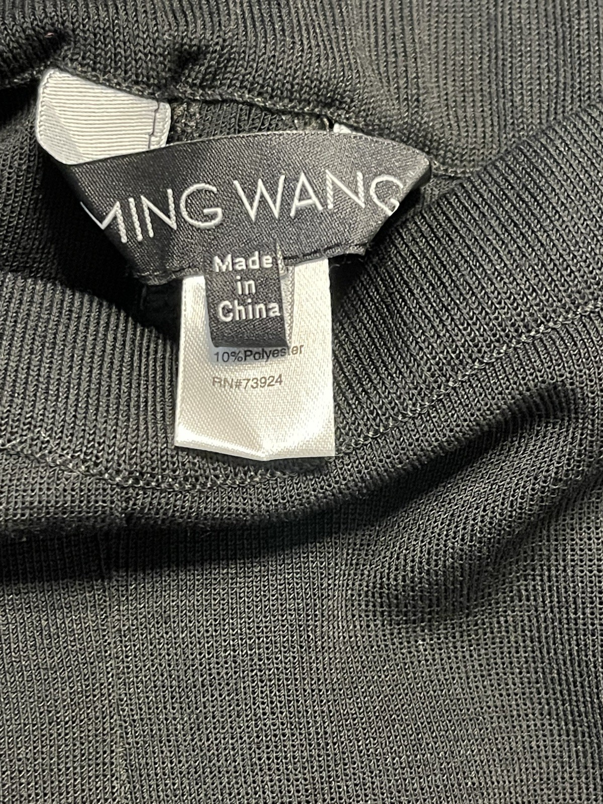 Ming Wang Pants Black Knit Basic Pull On Stretch … - image 6