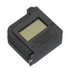 Digital Battery Tester, Volt Checker for Voltage 1.2-4.8V, 9V, Black
