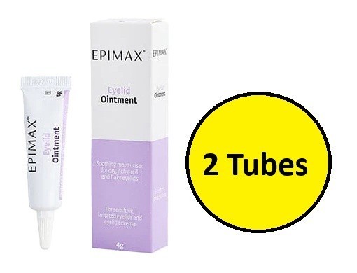 Epimax Eyelid Ointment For Sensitive Irritated eyelid - 4gm  X2 Tubes