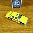 Vintage Hot Wheels The Hot Ones Taxi Yellow HO Malaysia 1982 USA Service Malibu
