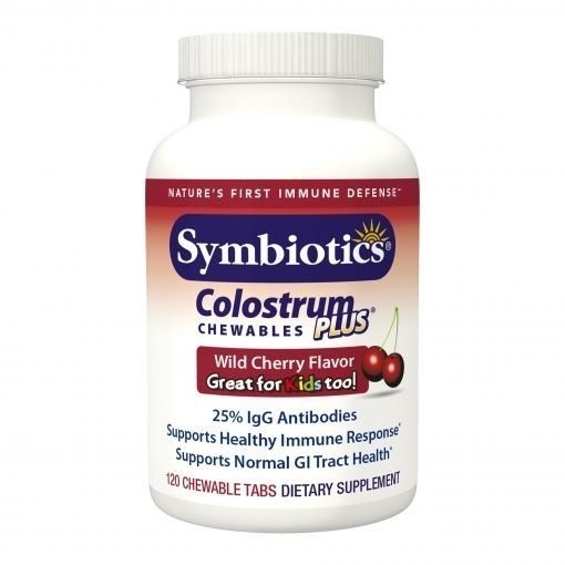 Жевательные таблетки Symbiotics Colostrum Cherry 120 Wafer