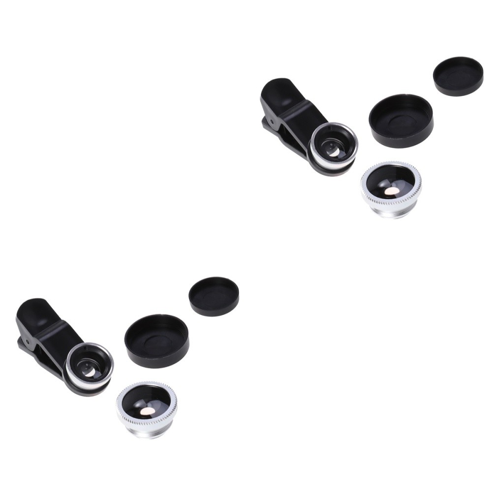 2 PCS Phone Lens Kit Smartphone Zubehör Fischaugenobjektiv Handy