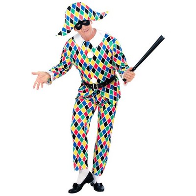 W WIDMANN MILANO Party Fashion - Harlequin Costume, Jester, Theatre, Carnival, T