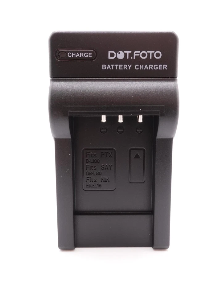 D-LI88 Compact USB Battery Charger for Pentax Optio H90, P70, P80, WS80, W90 - Image 3 of 4