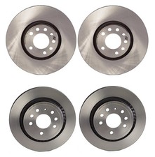 Brembo Front 314mm And Rear 292mm Uv Coated Brake Disc Rotors Kit For Saab 9-3