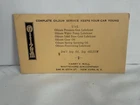 Vintage OILZUM Motor Oil New York NY Harry Wall  RARE 3.5" x 6"