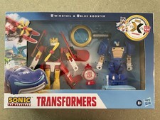 Transformers Collaborative Sonic the Hedgehog 6  Figure Wingtail & Blue Booster