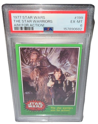1977 Topps Star Wars #199 The star warriors aim for action! — PSA 6