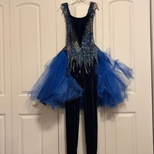 Algy Women  s Velvet and Sequin Dance Costume Size Medium