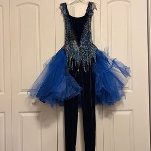 Algy Women’s Velvet and Sequin Dance Costume Size Medium