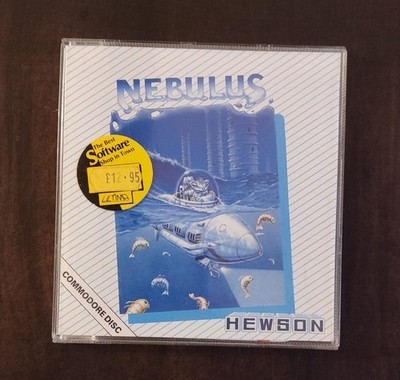 Commodore 64/C64 DISK NEBULUS (HEWSON 1987) SELTENES SPIEL KOMPLETT UNGETESTET