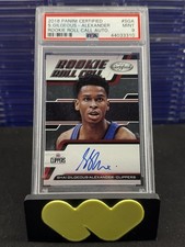 2018-19 Certified Shai Gilgeous-Alexander Rookie Roll Call Auto #RRC-SGA PSA 9