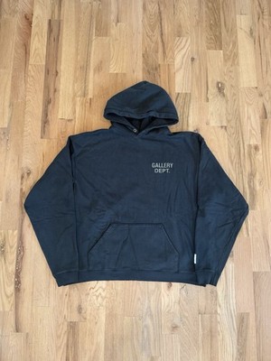 Black Gallery Dept 90 s Hoodie GD Logo Sweatshirt Size Large Brand New With Tags