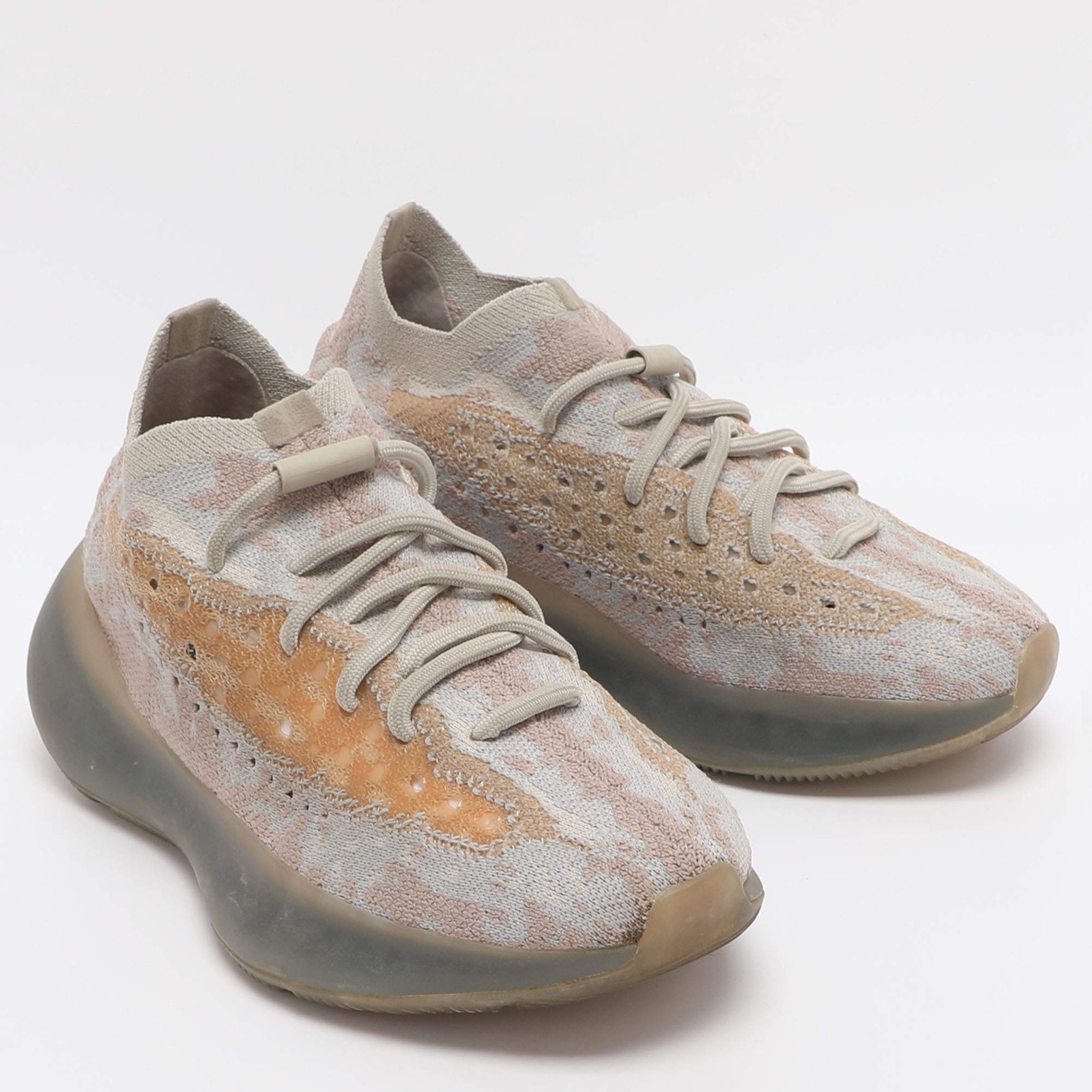 Yeezy x Adidas Boost 380 Pepper Size 38 Grey Knit Fabric Low Top Sneakers thumbnail 4