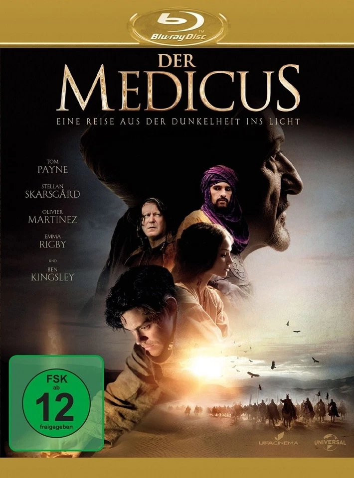 EMMA RIGBY,STELLAN SKARSGÅRD TOM PAYNE - DER MEDICUS BLU-RAY NEU PHILIPP STÖLZL