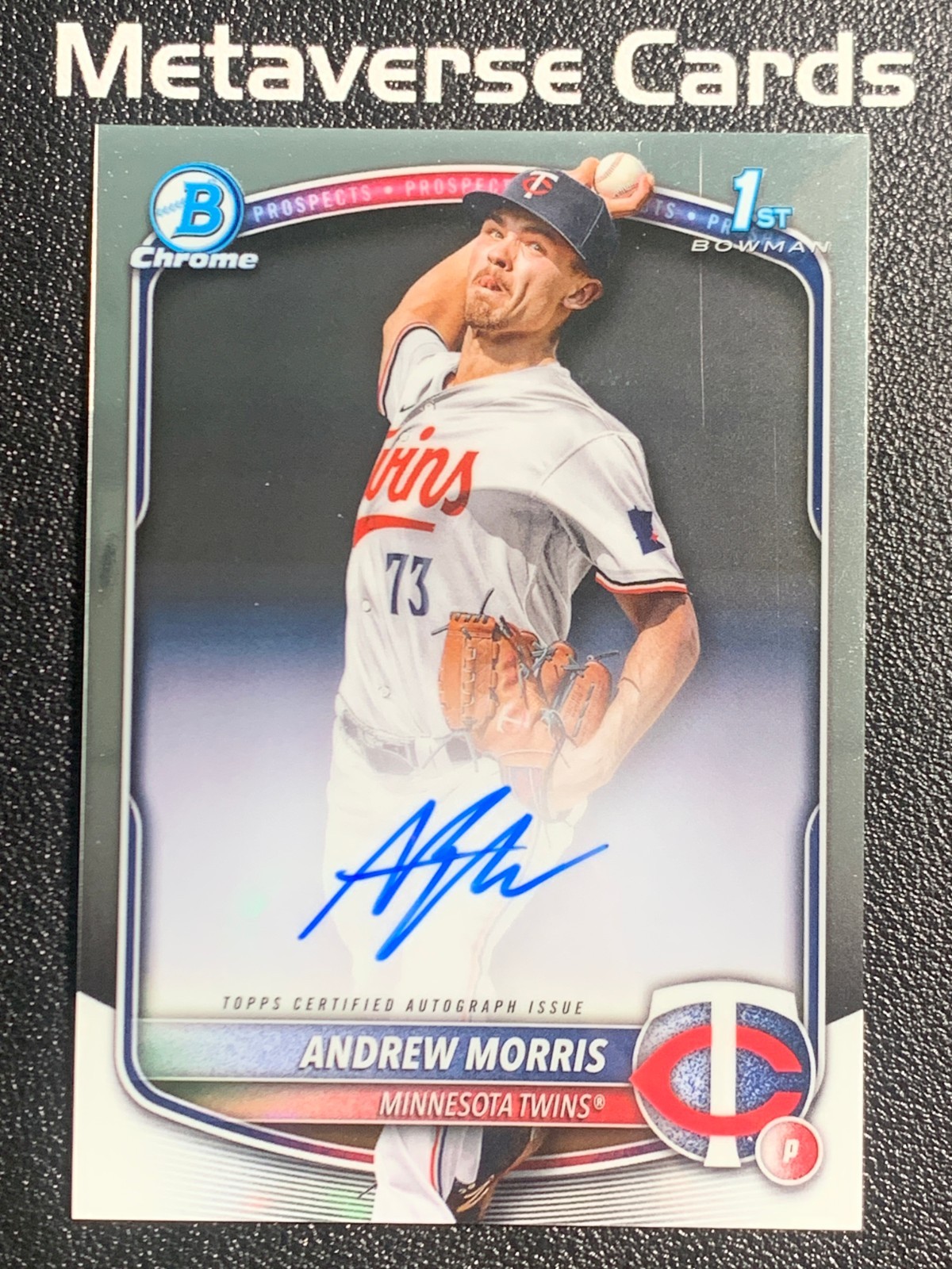 2025 Bowman Chrome 1st Prospects Andrew Morris Auto