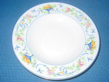 HAVILAND LIMOGES RENAISSANCE WIDE RIM 1 SOUP BOWL 9 1/4" URN OF FRUIT 1 3/8 TALL
