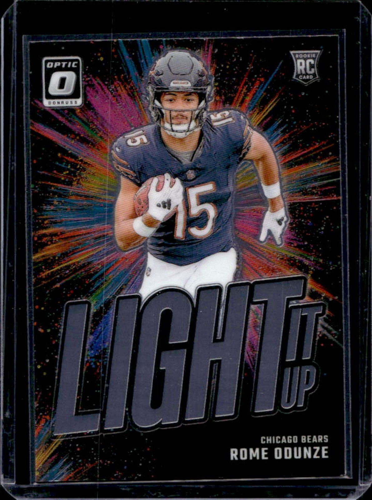 2024 Donruss Optic Rome Odunze Light It Up RC Rookie #10 Bears