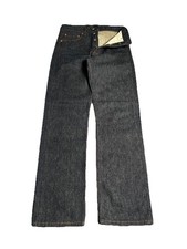 Vintage USA Made Levi s 501-0000 XX Dark Wash Button Fly Raw Denim Shrink To Fit
