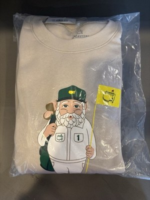 2026 Masters Tournament Gnome Beige Sweatshirt Masters Golf Officially Licensed