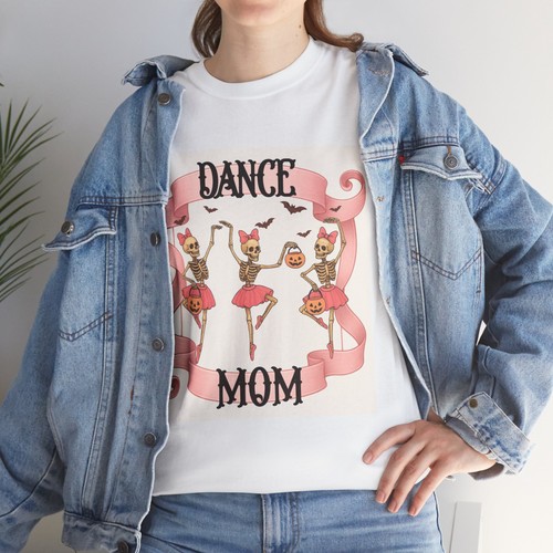 Dance Mom T-Shirt Halloween Ballet Ballerina Skeleton Heavy Cotton Gift Coquette - Picture 2 of 57