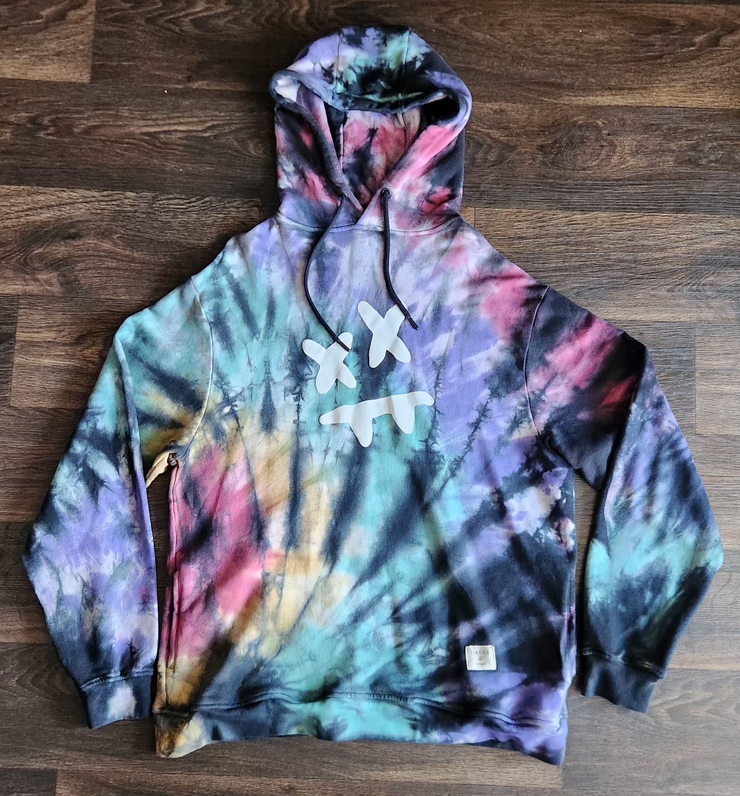 SikSilk Overhead Tie-Dye Hoodie