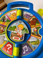 Fisher-Price Spinning Talking Learning Farm Animal Learning Toy TESTED-Works