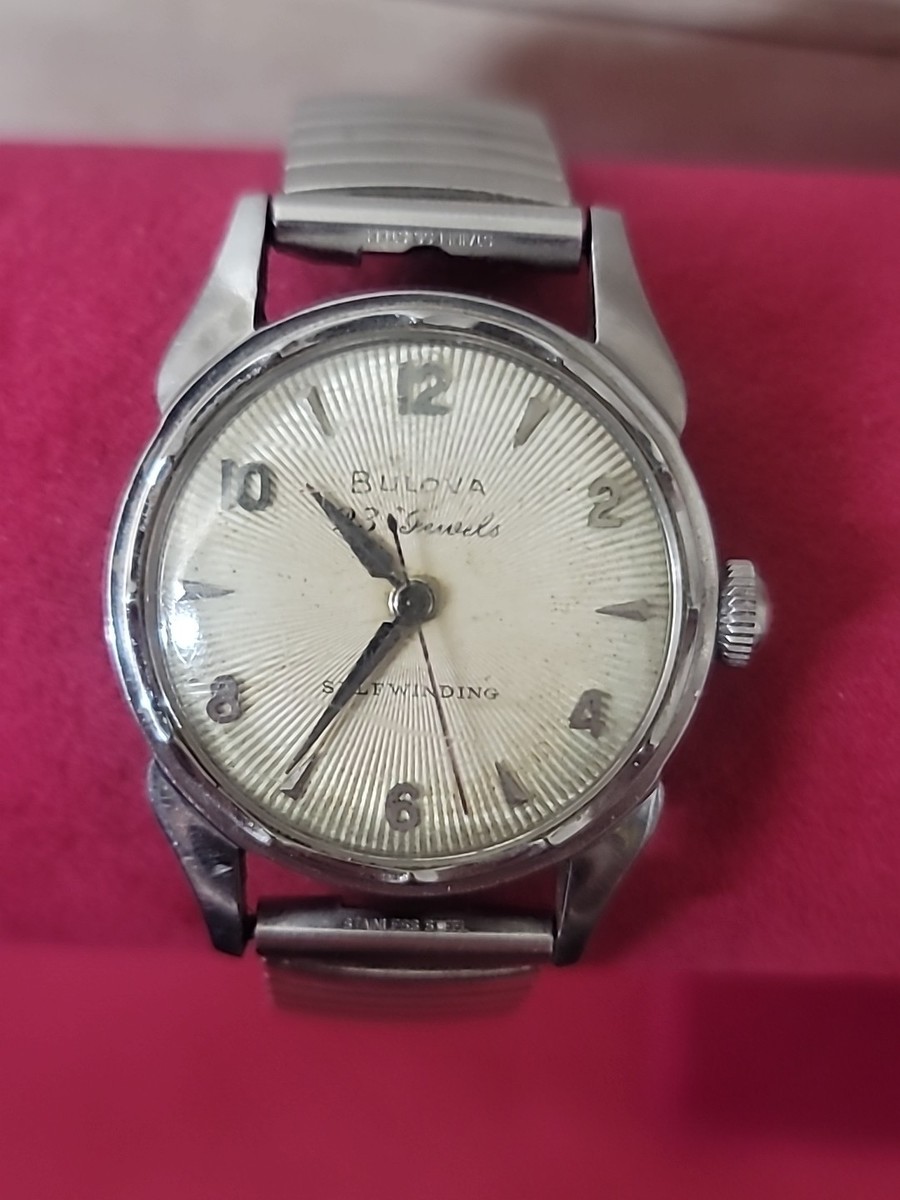 Vintage Bulova 1954 23 Jewel Selfwinding Watch Works Great! | eBay