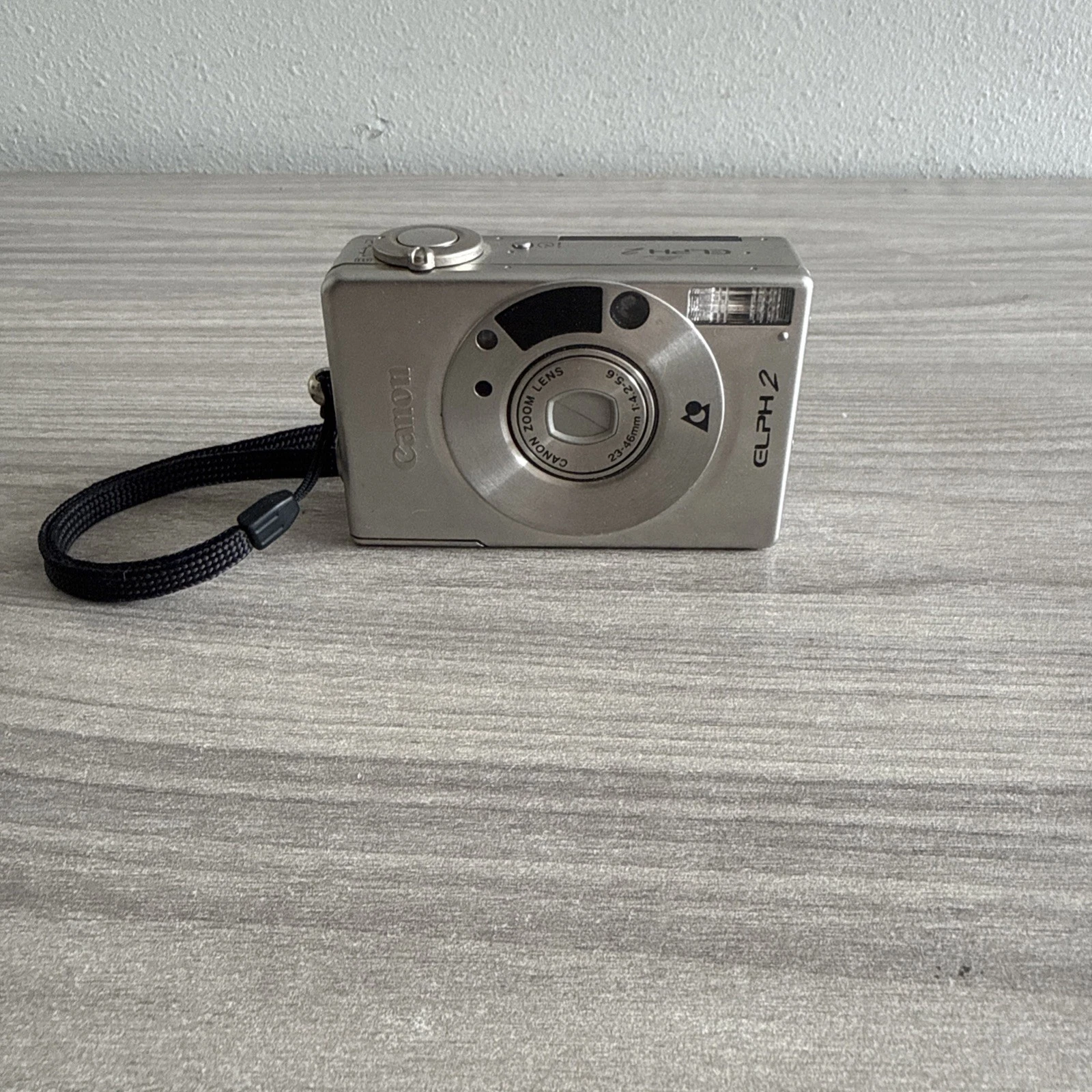 Canon ELPH 2 Point & Shoot Film Camera, Canon Zoom Lens, Silver, Tested
