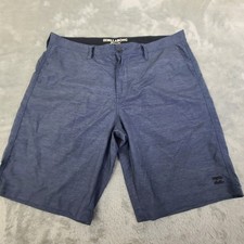 Billabong Crossfire Submersibles Shorts Mens 38 Blue Quick Dry Stretch Hybrid