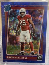ZAVEN COLLINS #265 2021 OPTIC CARDINALS BLUE SCOPE RATED ROOKIE
