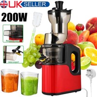 Electric Juicer Machine Juice Fruit Squeezer Slow Masticating Brush Pulp Cup DIY
