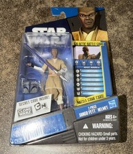 Star Wars The Clone Wars Mace Windu CW20 2011 Animated Style action figure 3.75
