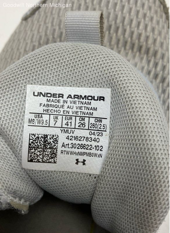 Under Armour Curry Gray Solid Sneaker Athletic Sh… - image 6