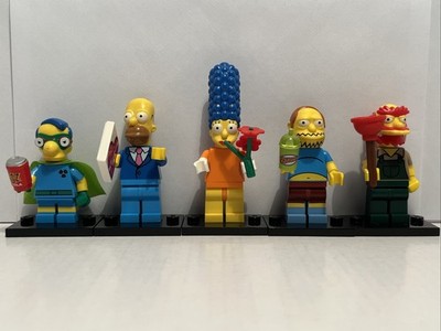 Lego Minifigures The Simpsons Series 1 - Lot of 5 (2014) Series 71009