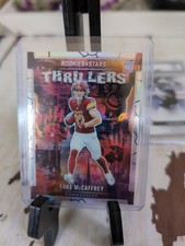 2024 Panini Rookies & Stars - Thrillers Luke McCaffrey #T-LMY Silver (RC)