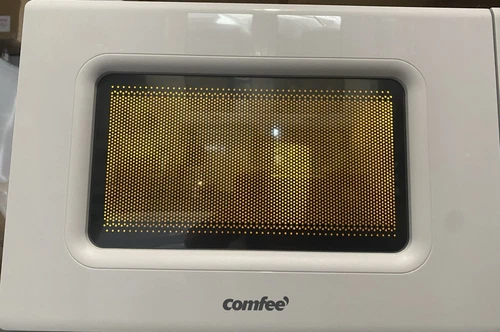 COMFEE' 700W 20L White Microwave Oven 5 Cooking Power Levels Quick Defrost