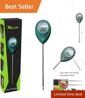 Precision Soil Moisture Meter for Optimal Plant Health - No Batteries Needed