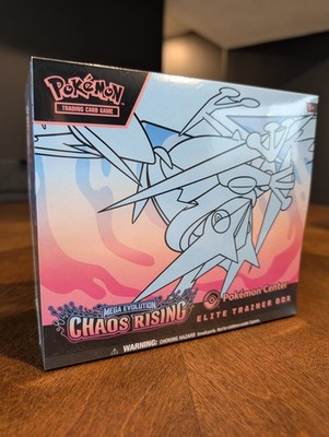 Chaos Rising Pokemon Center Elite Trainer Box New Sealed