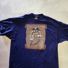 Harley Owners Group Shirt Mens Blue XXL Indiana Chapter 1993 Single Stitch