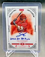 2022 Onyx Vintage Extended SAL STEWART Inscribed 2022 1st Round Pick  AUTO 4/5