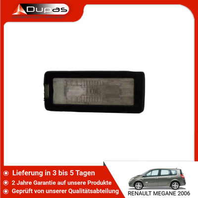   RECHTE SCHRIFTPLATTENBELEUCHTUNG   RENAULT MEGANE 8200013577  