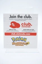 Nintendo DS Pokemon HeartGold Nintendo Power Club Nintendo Insert ONLY *GREAT*