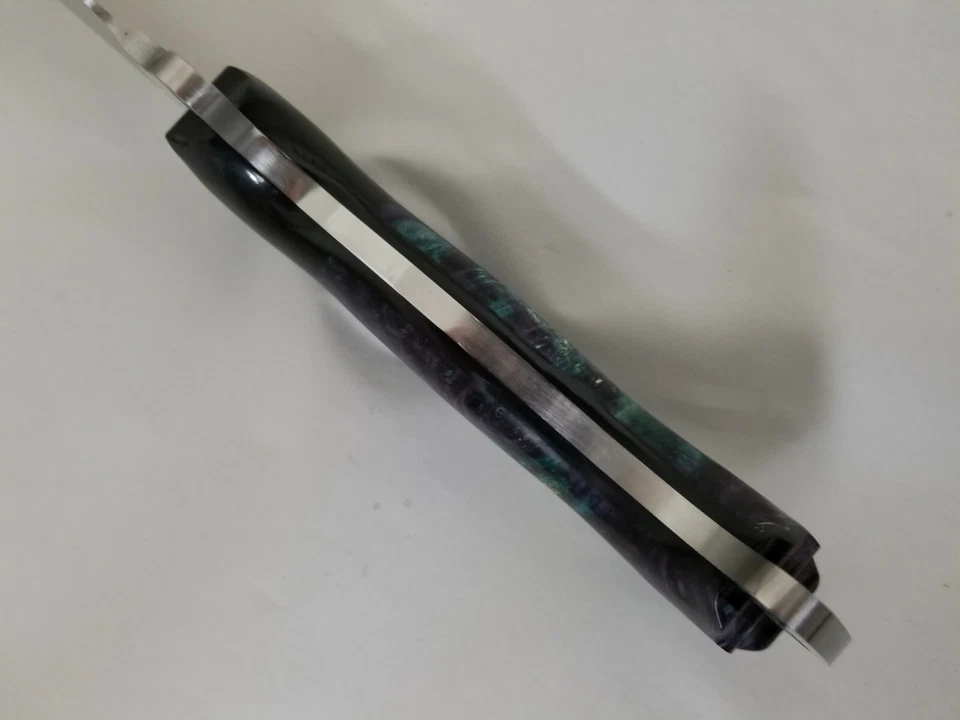 Busse Custom Shop NFNO Nano Fusion Natural Outlaw, mano satinada INFI, G-Rexed Burl Foto 3 de 4