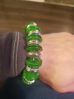 Green Emerald Braclet 