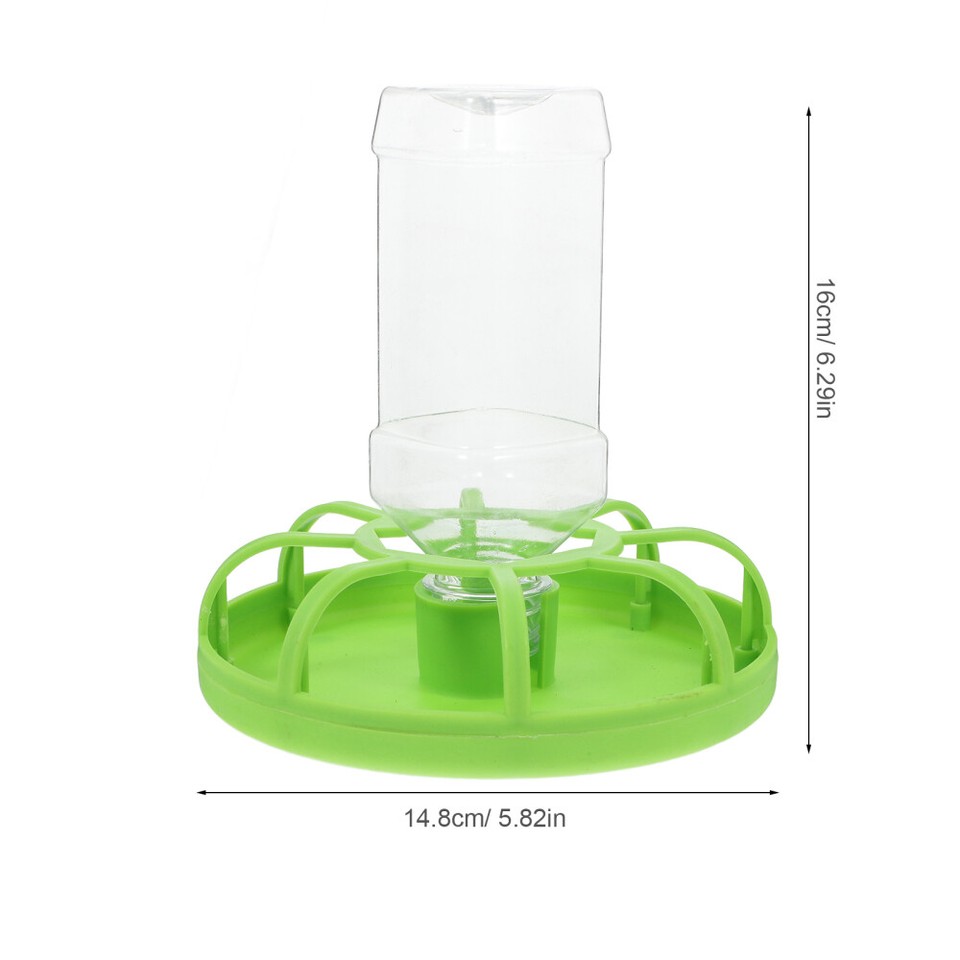 Small Chick Feeder Plastic Poultry Feeder Goose Food Container for
