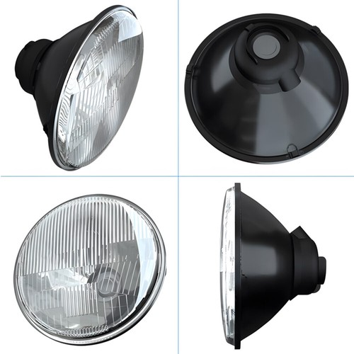 For 1953-1977 Ford F-100 F-250 F-350 Pickup Pair 7" inch LED Headlights Housings - Picture 6 of 12