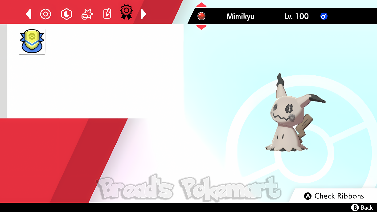 POKEMON SWORD and SHIELD // ✨ULTRA SHINY✨ EVENT MIMIKYU // 6IV Battle Ready!