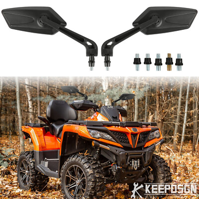 For CF-Moto CFORCE 1000 800 600 550 520 400 ATV Rearview Side Wing Mirrors Black