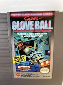 Video Game - Nintendo NES SUPER GLOVE BALL Cartridge